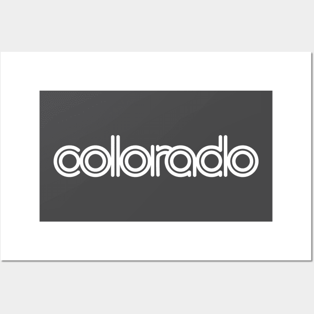 Colorado Custom Text Wall Art by Aurver